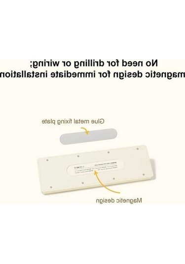 Opulentliving Geeroyoo Hareketli Sensörlü Led Dolap Işıkları - 270lux, 1200mah Pil, Beyaz, 1.2w, Type-c Şarj Beyaz