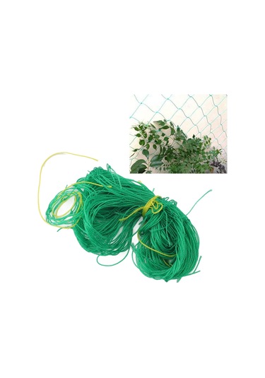 Tenfowee 1.8x1.8m Yeşil Pe Bitki Tırmanma Ağı - Nane, Hıyar, Çiçekler İçin Dayanıklı, Rüzgar Ve Düşüş Koruyucu Bahçe Ağı