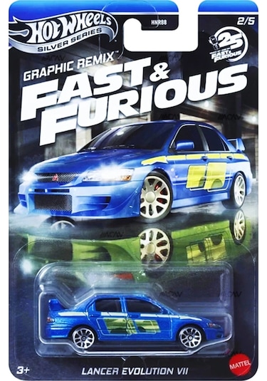 Hot Wheels Silver Series - F&f Graphic Remix 5 - Lancer Evolution Vıı