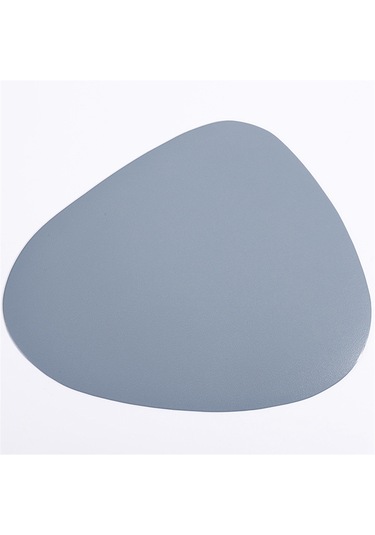 4 Adet Masa Örtüsü Kaymaz Altlık Deri Yer, Açık Mavi Açık Mavi