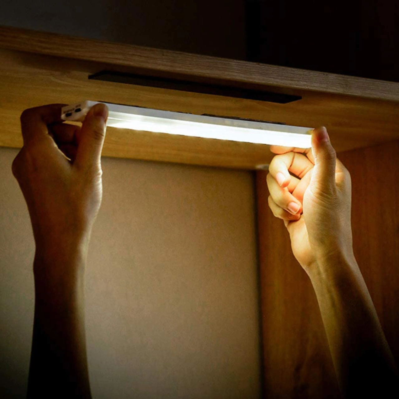 Yaleker Led Hareket Sensörlü Işık, Usb Şarjlı, 7 Led Beyaz Işık, 350mah, Dolap/yatak Odası/merdiven Işığı X15 Diğer