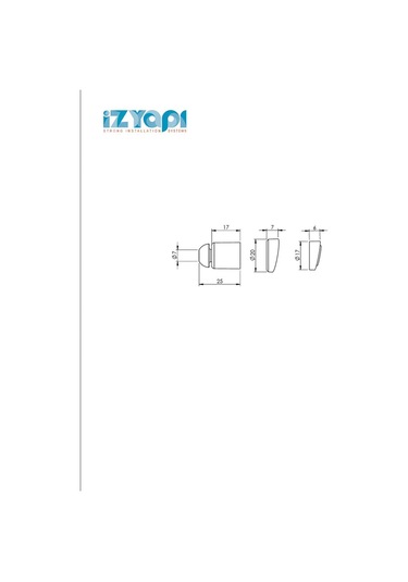 Taharet Çubuğu Krom Uç 230017 Tesisat Malzemeleri