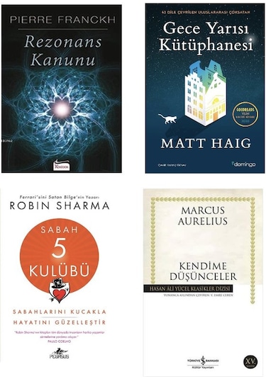 Rezonans Kanunu - Gece Yarısı Kutuphanesı-sabah 5 Kulubu - Kendıme Dusunceler 4 Set