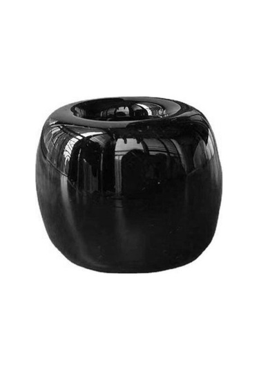 Siyah Diş Fırçası Tutucu Mini Seramik Diş Fırçası Standı Ev Banyo İçin Içi Boş Tasarım Çok Amaçlı Kalem Tutucu Siyah