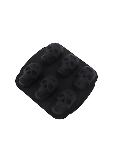 Shineyee Gıda Kalitesi Silikon Kalaçlı Pasta Kalıbı, 6'lı Halloween Dekorasyonlu, Yüksek Sıcaklık Dayanıklı, Non-stick, Kolay Temizlenir Diğer