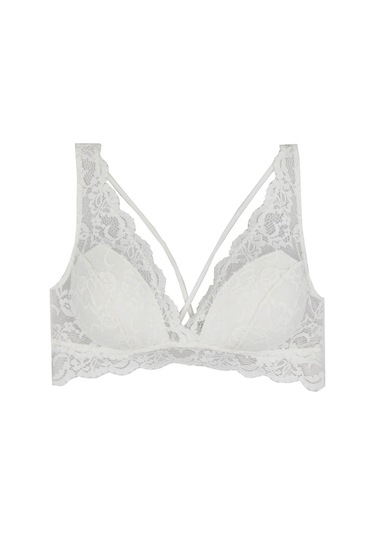 Magic Form 1470 Dantel Bralette Sütyen - Ekru Ekru