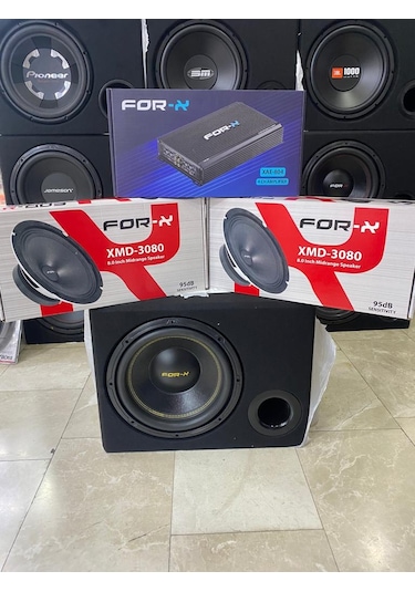 Forx Set 30cm Bass Forx 20cm İki Takım Midrange Forx Anfi 4000wat
