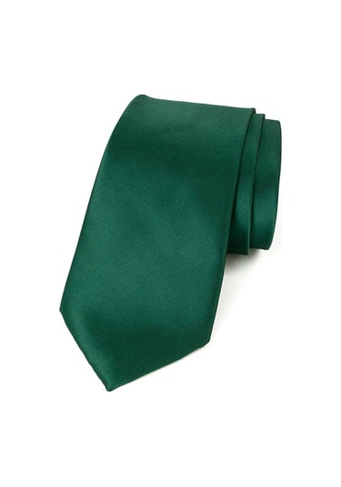 Tezzgelsin Erkek Saten Kravat ve Mendil Set Haki Yeşil Haki