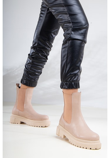 Daxtors D1850 Kadın Yanı Lastikli Ortopedik Bot Bootie 22kdaf100000002-58 001