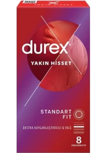 Durex Yakın Hisset Standart Fit 8'li