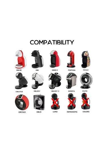 Siyah İ Cafilas Dgpc03 Yeniden Kullanılabilir Doldurulabilir Kahve Kapsül Filtresi Gı Krema Yapımcısı Kahve Makinesi Aks. 56600448