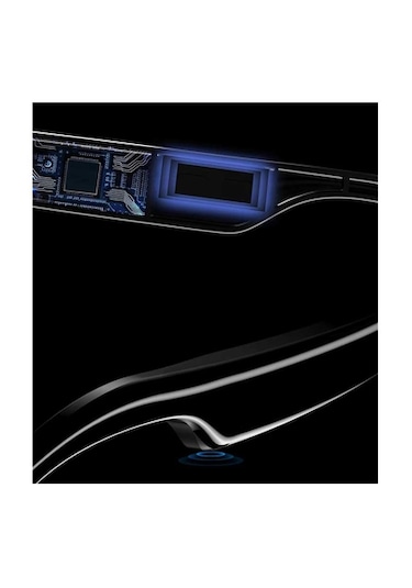 Mlb E13-06 Siyah Kablosuz Bluetooth Uyumlu Akıllı Gözlük