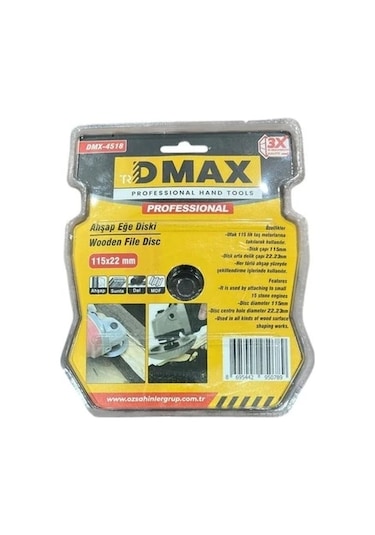 Dmax Dmx-4518 Ahşap Eğe Törpü Diski 90 Mm