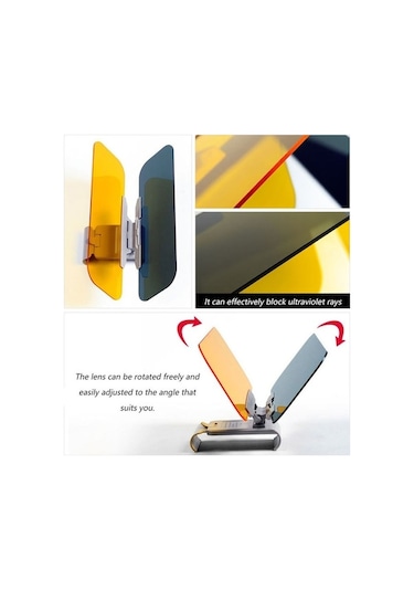 Tongxida Cbtx 2'si 1 Arada Araba Gündüz/gece Güneşlik Göz Kamaştırmayan Dayanıklı Ön Camı Güneş Koruma Araç Ön Camı