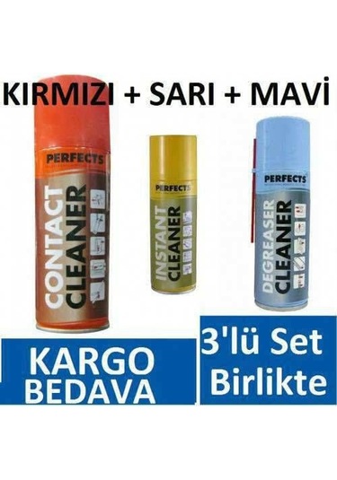 Perfect Kontak Spreyi 3'Lü Set