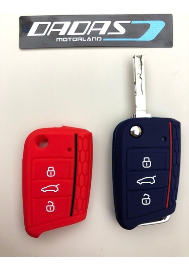 Vw Tiguan Caravelle Skoda Seat Slikon Anahtar Kılıfı Koruma