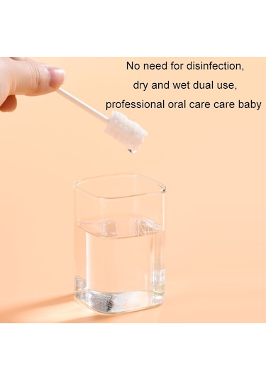 Sones Cuyuansd 30 Adet/kutu Bebek Ağız Temizleyici Dil Temizleme Gazlı Bez Çubuğu, Stil: Klasik