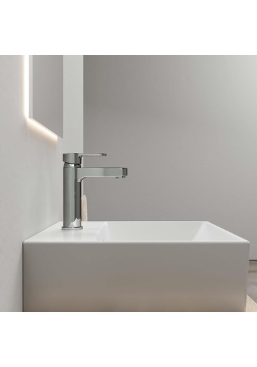 Adell Lento Lavabo Bataryası Medium Parlak Krom