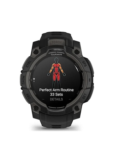 Garmin Instinct 3 45 Mm Amoled Siyah Siyah