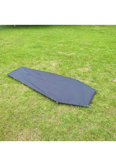 Yifomall Y13145 Çadır İçin 210d Oxford Kumaş Siyah Zemin Döşemesi - 4000mm Su Geçirmez, 220x90cm Çok Renkli