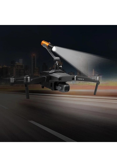 DJI Mavic 2 Pro için Gece Uçuş Zoomlu Fener Üst Lamba 360 Derece Dönüş