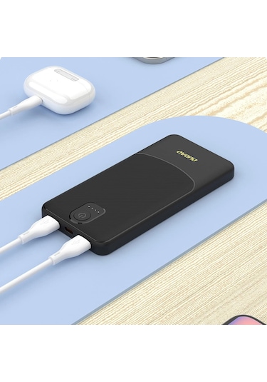 Powerbank Dudao K10 10000mah 2.4a 2 X Usb-a - Siyah 4741 Altın - Dore