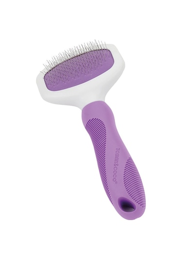 Kudi 4614 Kedi ve Küçük Irk Köpek Fırça 17 x 8 x 3.5 CM Mor