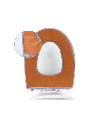 Kosona Yumuşak Plüsh Tuvalet Koltuk Örtüsü: Isı Sağlar, Yıkabilir, Dayanıklı, Renkli Seçenekler Gri Diğer