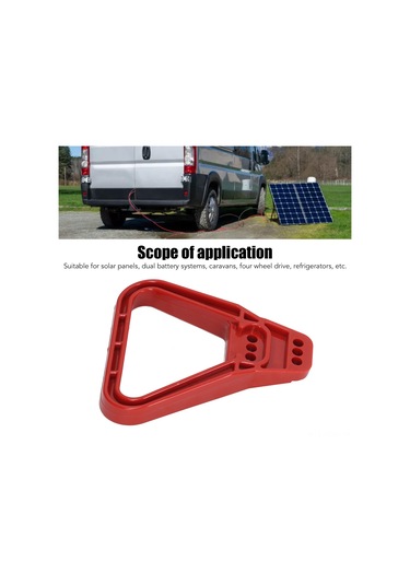 Suofeng 2 Adet 350a Pil Hızlı Bağlayıcı Kolu - Güneş Panelleri, Çift Pil Sistemleri, Buzdolapları İçin - Güvenli Ve Pratik Kurulum - Kırmızı