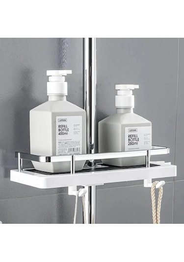 Banyo Duş Rafı Şampuanlık Sabunluk Organizer Renkli