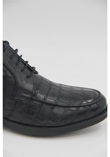 Cabani 319c1188 Erkek Klasik Bot - Siyah-siyah