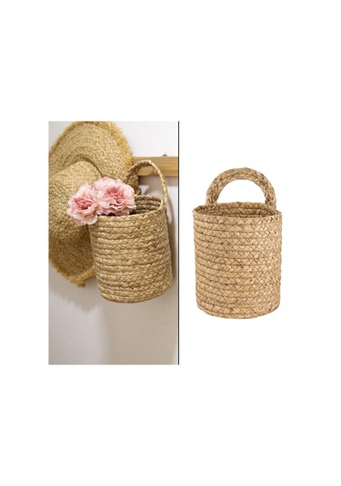 Suntek Magideal Saplı Dokuma Hasır Sepet Veya Stand Düz