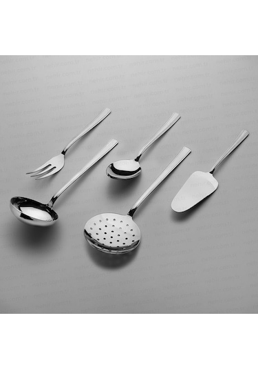 Nehir Katre Sade 5 Parça Paslanmaz Çelik Servis Takımı
