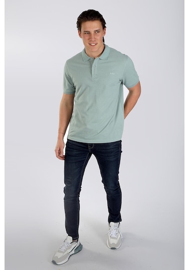 Lee Cooper Twıns 1 Erkek Pike Polo Yaka T-Shırt Çağla Yeşili-17951-Çağla Yeşili Yeşil