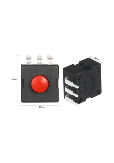 Trendooze Şarjlı Projeler Pin Mikro İçin Güç Feneri Feneri Elektronik Elektrik El Dıy Buton Anahtarı Anahtar Adet 50 4mm 3 1-gang Ur 1-gang