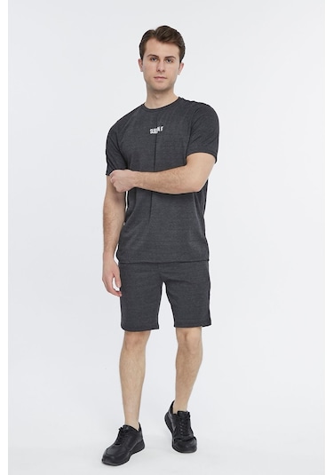 Bella Dossi Erkek Şortlu Takim Sleep Antrasit