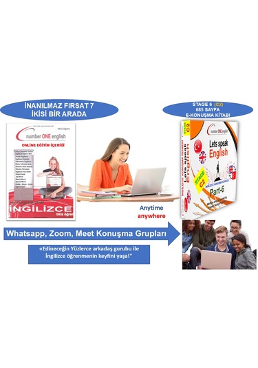 C2-ekonuşma Kılavuzu-online Paket Eğitim+ E-sınav+ Konuşma Kulübü