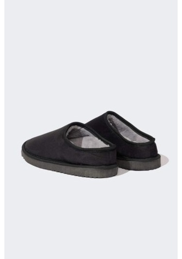 Defacto Erkek Düz Taban Slip On Ev Terliği D3087ax24wnbk23 Siyah