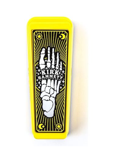 Jim Dunlop Kh95y Kirk Hammett Yellow Sparkle Wah Pedalı