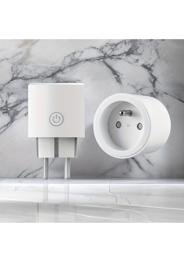 Motion003 1 Adet Düzenleyici Akıllı Wifi Soketi Mini Tuya Uygulama Alexa Google Home Ses Kon