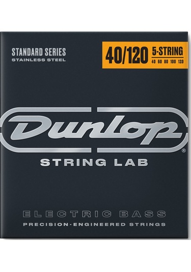 Jim Dunlop Dbs40120 Stainless Steel Long Scale 5-telli Bas Giar Teli 40-120