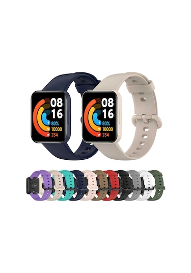 Xiaomi Redmi Watch 2 Lite Uyumlu Klasik Ardx Kordon-siyah