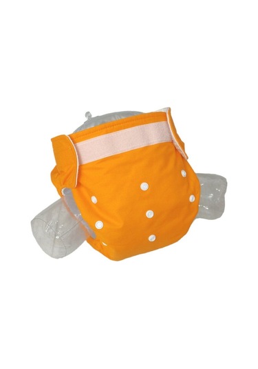 Baby Ybb Yıkanabilir Bebek Bezi Cepli Turuncu Renk Cırt Cırtlı 8kg-18kg Standart