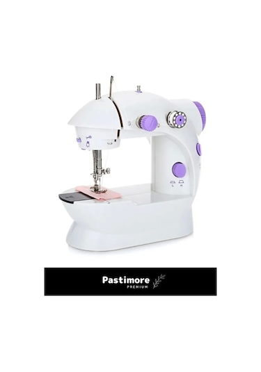 Pastimore Premium Taşınabilir Elektrikli Hız Ayarlı Kademeli Otomatik Mini Dikiş Makinesi