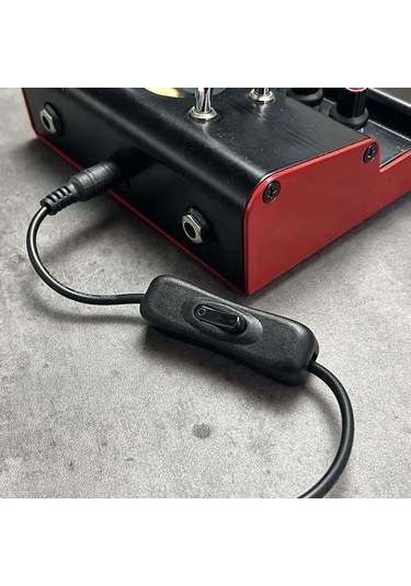 Sones 2 Adet 5,5x2,1 Mm Erkek Dişi Bağlantı Kablosu Dc Anahtar Kablosu 304 Anahtar Güç Kablosu Siyah