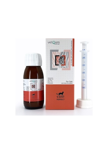 Vetqom Kedi Coat Perfect Deri Ve Tüy Sağlığı 60 ML