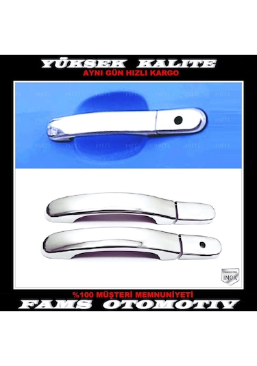 Ford Fiesta Van Krom Kapı Kolu 2 Kapı 2002-2008 P. Çelik