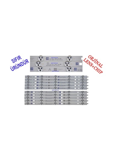 Sony Kdl-40R452 40Inc Ndsoem A-B Type  Led Bar Takımı 10Pc