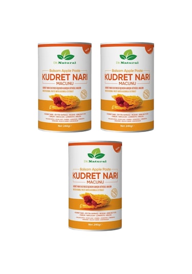 Dr. Natural Kudret Narı Macunu Bitki Karışımlı Bitter Melon Macun 3 x 240 G
