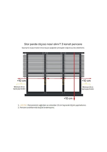 Zebraevim Etek Dilim Hediyeli Ekru Stor Perde